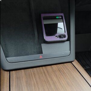 Tesla Model S Flip phone charging block